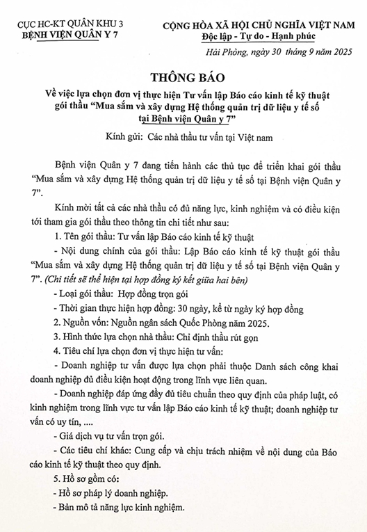 Thông báo